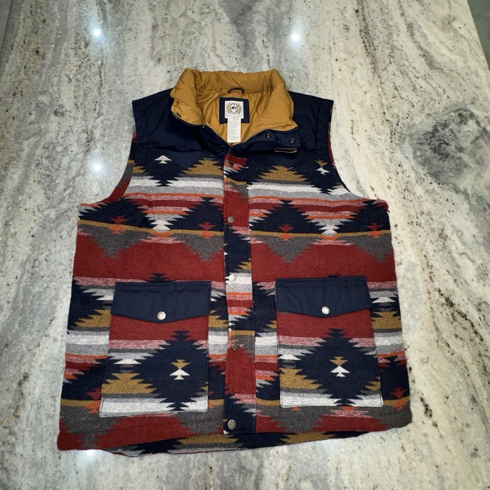 Cinch Western Quilted Puffer Vest Mens XL Southwestern Aztec Rancher Cowboy - Picture 1 of 7